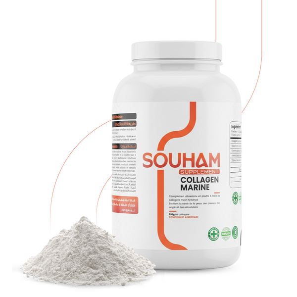 Collagen marrin poudre